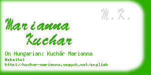 marianna kuchar business card