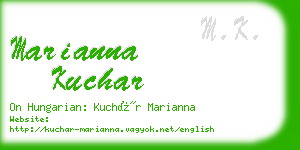 marianna kuchar business card